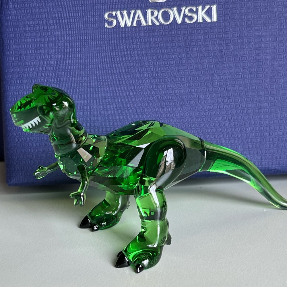 RARE Swarovski Rex Toy Story Disney Pixar Crystal Figurine -
Excellent Condition - Picture 7 of 11